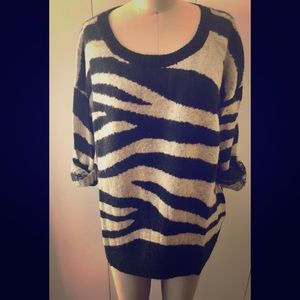 Club Monaco zebra sweater